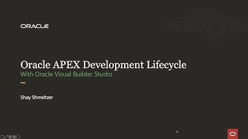 Oracle APEX Development Lifecycle - Git and Continuous Delivery Automation