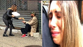 Giving Food To The Homeless (Emotional)