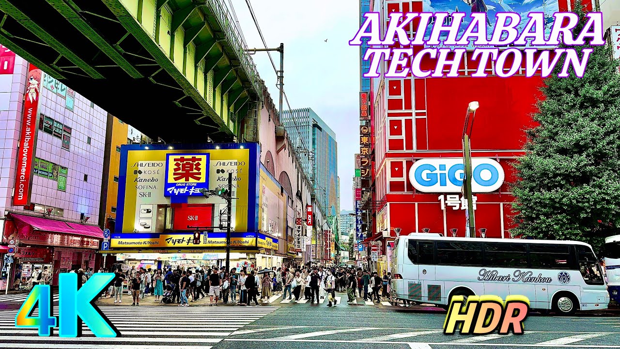 Akihabara Walk, Tokyo’s Electric Town, a frame from the walk