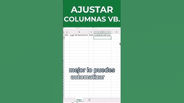 Ajustar columnas en excel automaticamente #exceltutoriales #excel #exceltips #exceltricks