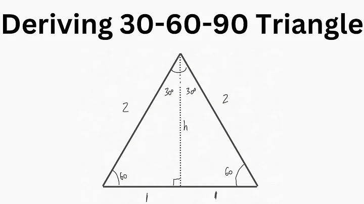 Deriving the 30 60 90 Triangle