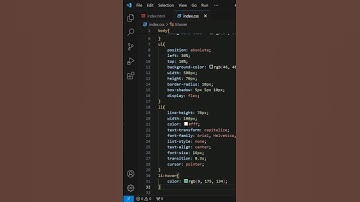 create navigation bar use HTML css #shorts #html5 #shortsfeed #shortvideo
