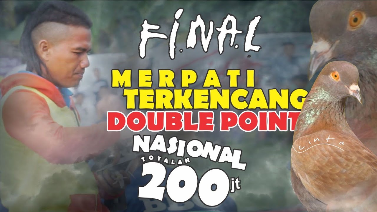 FINAL || MERPATI TERKENCANG di Nasional Bangsa Banyumas Totalan 200 Juta || CINTA