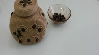 Декупаж кофейной банки. Мастер класс. Декупаж шпагатом и зерна кофе. Декупаж кофейной банки. Мастер класс. Декупаж шпагатом и зерна кофе.