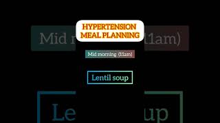 ?Planning a day menu for hypertension ✨ Day 4 ? Shree Shathaka Nutri Diet ?