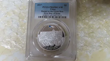 Daniel in the Lions Den .999 Silver Coin from Palau #silvercoins #coins #ngc #pcgs