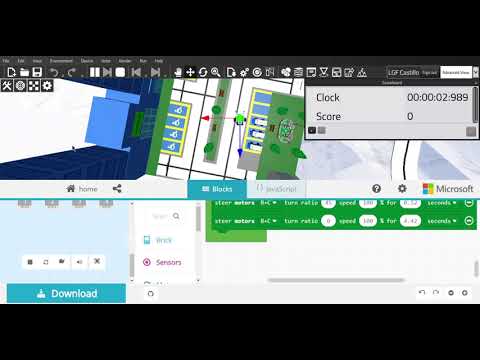COMPETITION MODE   Virtual Robotics Toolkit   WRO® Robot Virtual Games 2020 Elementary Beginners 202