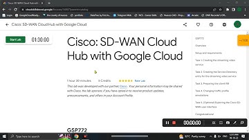 Cisco: SD-WAN Cloud Hub with Google Cloud LAB Solution [ GSP772 ]