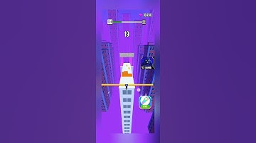 Roof Rails 124 level game play #shorts #gameplay #shortsfeed