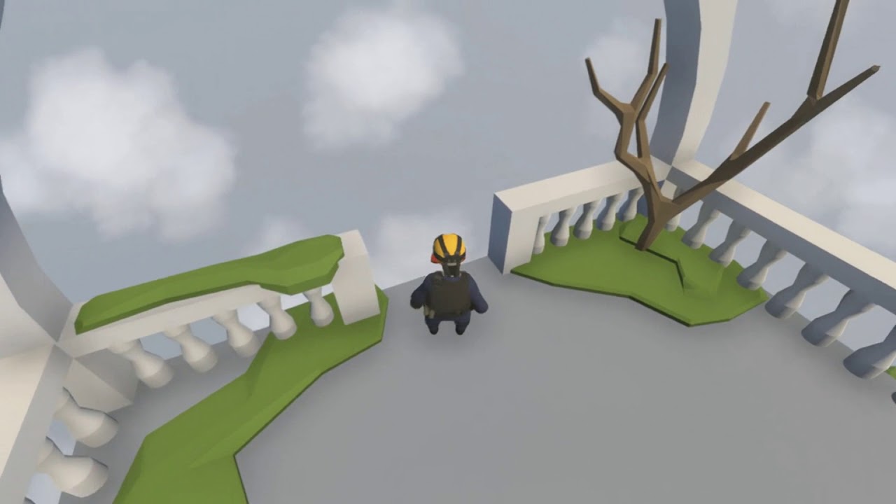 Human Fall Flat ворота с цепью.