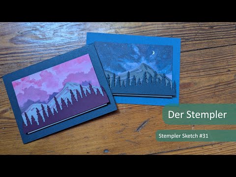 Stempler Sketch #31 -- feat. Landscape Scenes | The Stempler ~ Stampin Up!