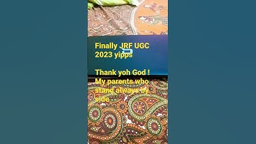#ugcjrf finally cracked with 99 percentile #june2023 #ugcnet