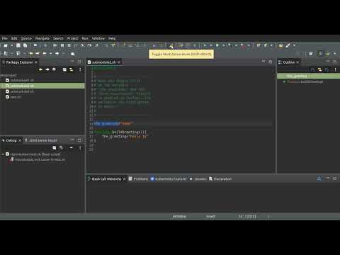 eclipse bash editor plugin mark occurrences