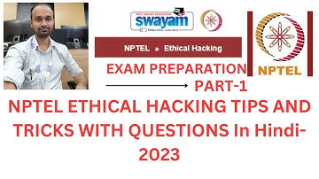 NPTEL ETHICAL HACKING Exam Preparation Tips And Tricks With Questions in Hindi Part-1 2023