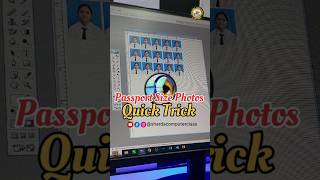 📸 Photoshop 7.0 में पासपोर्ट साइज फोटो कैसे बनाएं? | Quick Editing Trick  #photoshop #photo #shorts