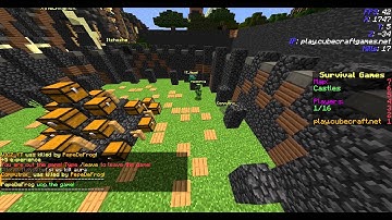 CubeCraft / HungerGames / Hacker (Kill Aura Hack) / PepeDeFrog