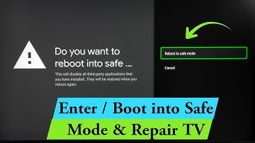 SONY Smart Google TV : How to Boot in Safe Mode | Repair | Enable Safe Mode | Turn ON Safe Mode