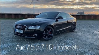 Audi A5 2.7 V6 TDI Fahreindruck - Audi A5 B8 2.7 TDI Multitronic Fahrbericht - So fährt der A5 B8