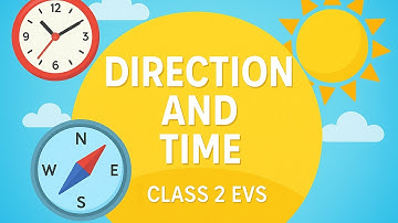 Direction and Time | Class 2 EVS | Understanding Day, Night & Directions | Animated Lesson