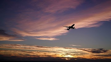 Sunset Flight Above the Clouds ✈️ | Stunning Aerial View | 4K Relaxing Video