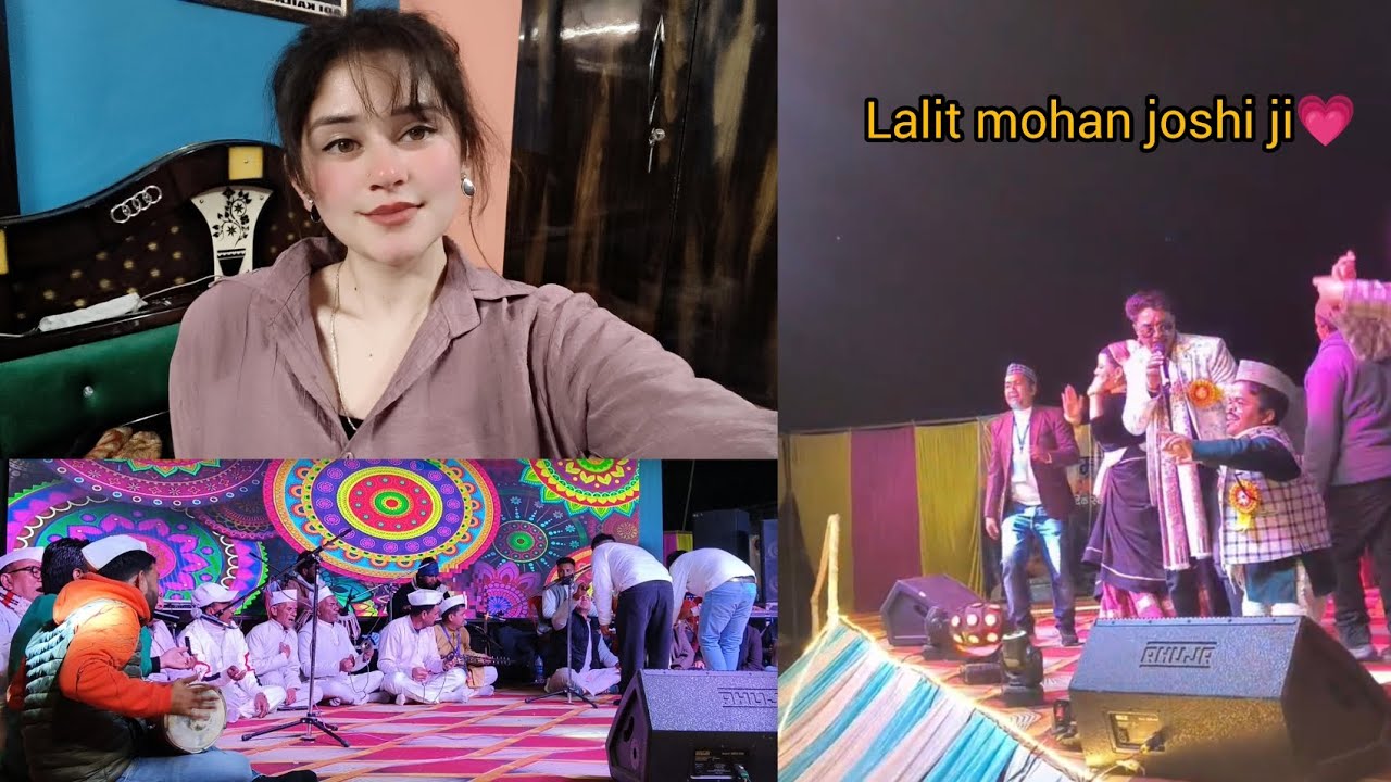 आज sitar night  ke सुपरस्टार  ललित मोहन जोशी जी आए और सब लोग डांसन करने लगे 💗💃 #lalitmohanjoshisong 