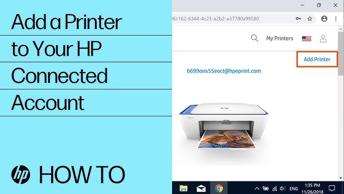 Set an HP Connected | HP Printers | HP - YouTube