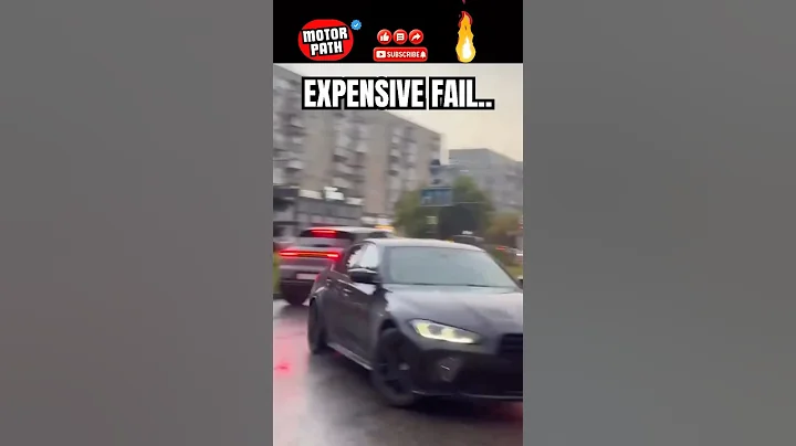 WHEN SHOWING OFF GOES WRONG😧 Poor BMW M3 G80.. #crash #fail #m3 #g80 #driftfail #bmw #shorts