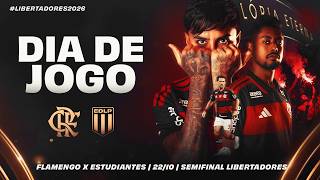 🔴 AO VIVO: FLAMENGO x ESTUDIANTES | PRÉ-JOGO + NARRAÇÃO | SEMIFINAL DA LIBERTADORES (22/09/26)