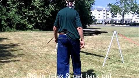 Stand-Alone Double-Bipod Hammock Support.wmv