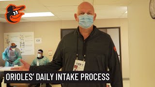 Orioles Head Athletic Trainer Tours 2020 Daily Intake Process | COVID-19 Health & Safety Measures