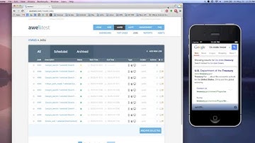 Awetest mWeb: Mobile Browser Automation