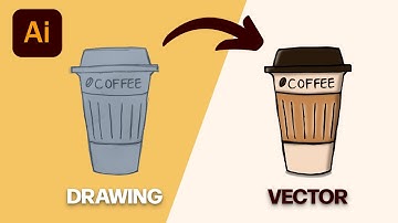 Adobe Illustrator Tutorial |Turn Your Drawing into A Vector |Sketch To Digital Art Using Image Trace