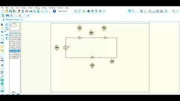 series-parallel circuit using proteus