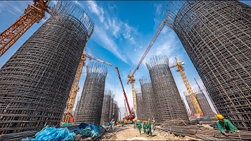 Hoe gigantische wapeningskorven ondergronds gaan zonder de grond te laten instorten | Diepfunderi...