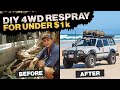 WHY SHAUNO & GRAHAM RAPTOR COATED THEIR 4WDs – how to do it yourself at home + we re-spray a 4WD!