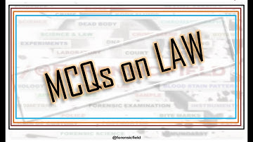 Forensic Science- NET/JRF Preparation [UNIT-I (Topic 5)] (Law)