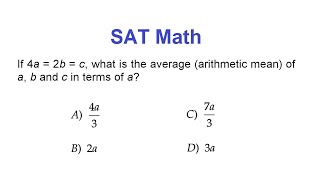 SAT Math