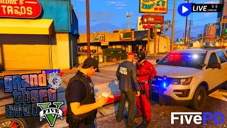 LIVE: GTA 5 FiveM Kuffs Roleplay: Los Santos FivePD Patrol