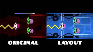 "Heartbeat" Original vs Layout | Geometry Dash Comparison