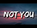 Alan Walker - Not You (Lyrics) ft. Emma Steinbakken [4k]