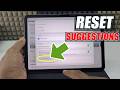 how to reset suggested memories on photos app ipad?