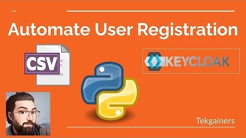 CSV | Keycloak | Python - Automate User Registration