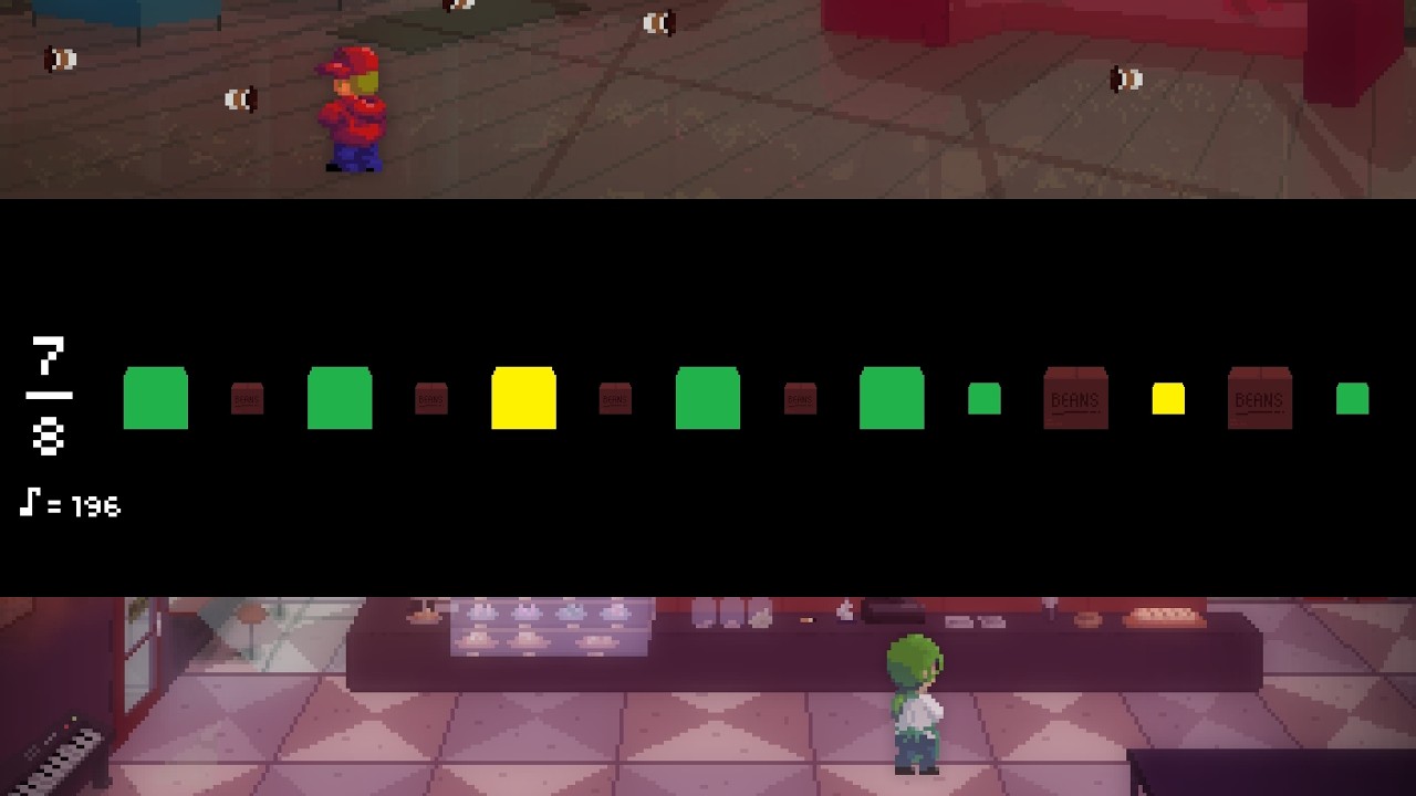 [Rhythm Doctor] 2-XN Bitter Times Visualized Rhythm feat. Beans