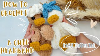 Simple Crochet Headband for Handmade Amigurumi | Step-by-Step Guide