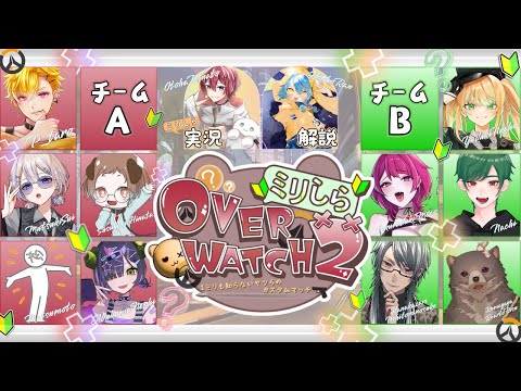 【 #Vtuber 】OW2ミリしらカスタム！神視点【 #overwatch2  / #狐蝶らん 】