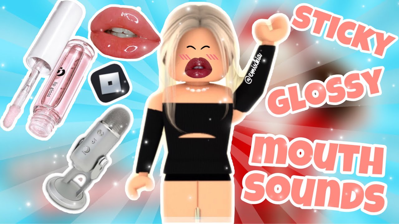 roblox asmr~ STICKY/CUPPED MOUTH SOUNDS (roblox story) *sooo good!*