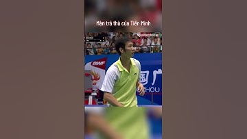Màn trả thù của Tiến Minh trước LinDan #badminton #caulong #tienminh  #lindan