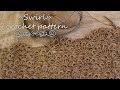 Узор «Завитки» крючком ⚕ «Swirl» crochet pattern 🖖🏻