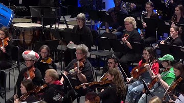 Lara Croft Overture by Wilbert Roget - Minot Symphony Orchestra Efraín Amaya Conductor