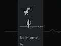 "This Dino Runs Better Than My WiFi 💀"#ChromeDino  #NoInternet  #WifiDown  #InternetStruggles